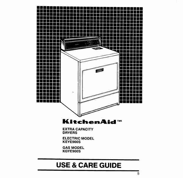 KitchenAid Clothes Dryer KEYE900S Electric-page_pdf